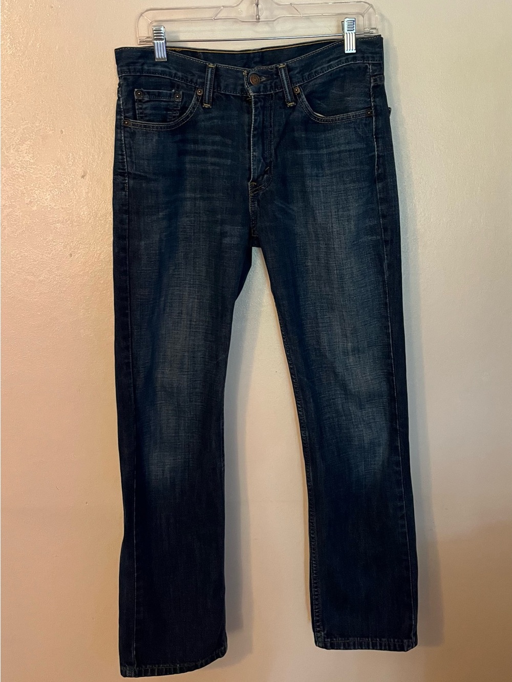 Levi’s 514 Men’s Straight Leg Jeans W30 L30 Dark Wash Denim